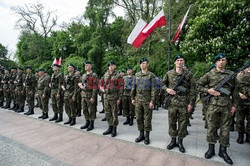 Pierwsze przysięgi żołnierzy Wojsk Obrony Terytorialnej