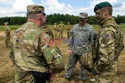 Żołnierze NATO na granicy polsko-litewskiej - Eyevine