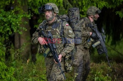 Żołnierze NATO na granicy polsko-litewskiej - Eyevine