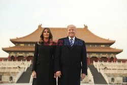 Donald Trump z wizytą w Chinach