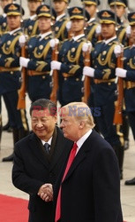 Donald Trump z wizytą w Chinach