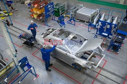 Linia produkcyjna Renault Alpine - Sipa Press