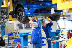 Linia produkcyjna Renault Alpine - Sipa Press