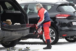 Roman Polański gotowy na narty