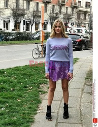 Street fashion na Tygodniu mody w Mediolanie - zima 2018/2019