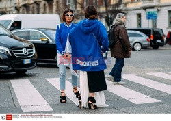 Street fashion na Tygodniu mody w Mediolanie - zima 2018/2019