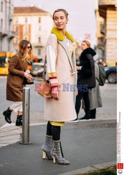 Street fashion na Tygodniu mody w Mediolanie - zima 2018/2019