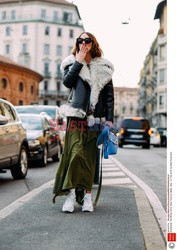 Street fashion na Tygodniu mody w Mediolanie - zima 2018/2019