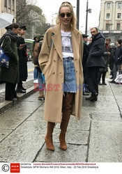 Street fashion na Tygodniu mody w Mediolanie - zima 2018/2019