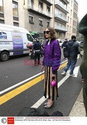 Street fashion na Tygodniu mody w Mediolanie - zima 2018/2019