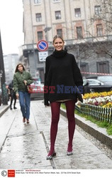 Street fashion na Tygodniu mody w Mediolanie - zima 2018/2019