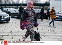 Street fashion na Tygodniu mody w Mediolanie - zima 2018/2019