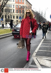 Street fashion na Tygodniu mody w Mediolanie - zima 2018/2019