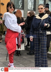 Street fashion na Tygodniu mody w Mediolanie - zima 2018/2019