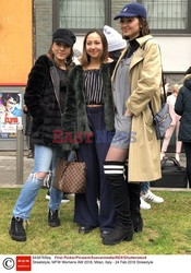 Street fashion na Tygodniu mody w Mediolanie - zima 2018/2019