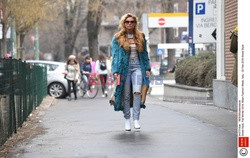 Street fashion na Tygodniu mody w Mediolanie - zima 2018/2019