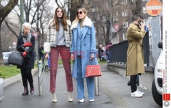 Street fashion na Tygodniu mody w Mediolanie - zima 2018/2019