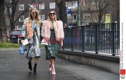 Street fashion na Tygodniu mody w Mediolanie - zima 2018/2019