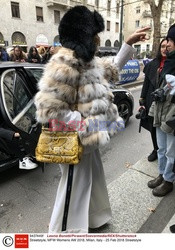 Street fashion na Tygodniu mody w Mediolanie - zima 2018/2019