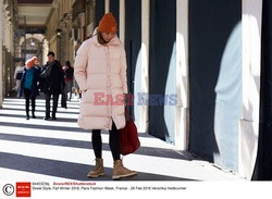 Street fashion na Tygodniu mody w Paryżu - zima 2018/19