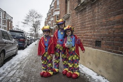 Londyńscy Żydzi obchodzą święto Purim - Eyevine