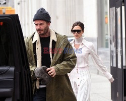 David i Victoria Beckham idą do restauracji