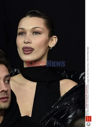 Bella Hadid i David Beckham na meczu Realu Madryt