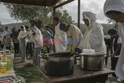 Życie uchodźców na greckiej wyspie Lesbos - NYT