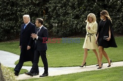 Emmanuel Macron z wizytą w USA