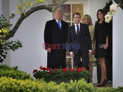 Emmanuel Macron z wizytą w USA