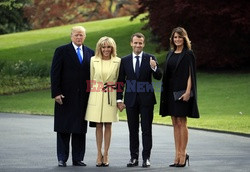 Emmanuel Macron z wizytą w USA