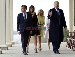 Emmanuel Macron z wizytą w USA