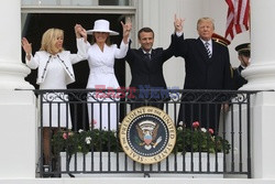 Emmanuel Macron z wizytą w USA