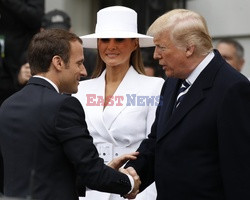 Emmanuel Macron z wizytą w USA