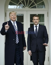 Emmanuel Macron z wizytą w USA