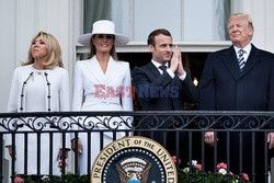 Emmanuel Macron z wizytą w USA