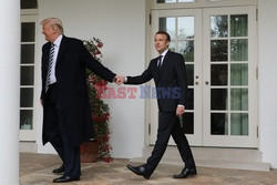 Emmanuel Macron z wizytą w USA