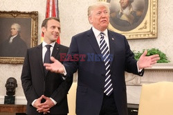 Emmanuel Macron z wizytą w USA