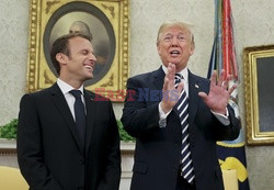 Emmanuel Macron z wizytą w USA