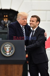 Emmanuel Macron z wizytą w USA