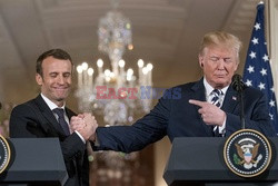 Emmanuel Macron z wizytą w USA