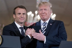 Emmanuel Macron z wizytą w USA