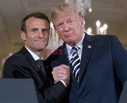 Emmanuel Macron z wizytą w USA