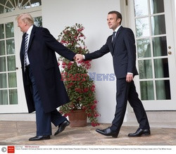 Emmanuel Macron z wizytą w USA