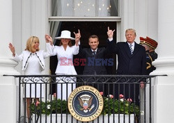 Emmanuel Macron z wizytą w USA