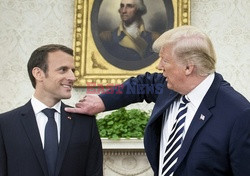 Emmanuel Macron z wizytą w USA