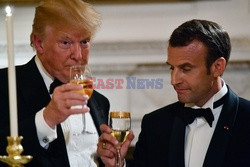 Emmanuel Macron z wizytą w USA