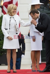 Emmanuel Macron z wizytą w USA