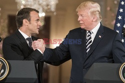 Emmanuel Macron z wizytą w USA