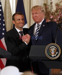 Emmanuel Macron z wizytą w USA